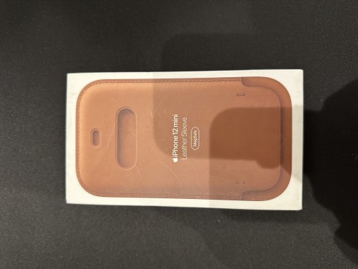 Zdjęcie oferty: Etui Apple iPhone 12 mini Leather Sleeve Brown