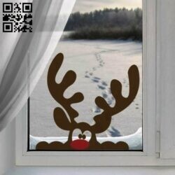 Zdjęcie oferty: Renifer Rudolf ozdoba okno 