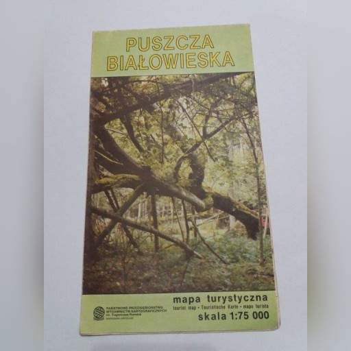 Zdjęcie oferty: Puszcza Białowieska mapa turystyczna 1991