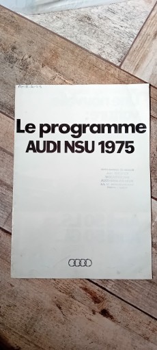 Zdjęcie oferty: Prospekt AUDI NSU 1975