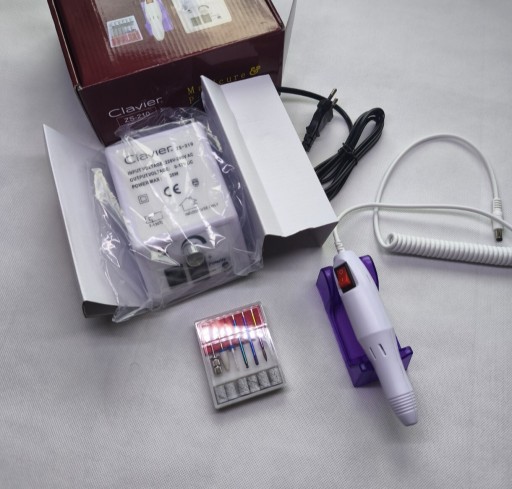 Zdjęcie oferty: Nowa Frezarka do Paznokci Hybryda Manicure + Zestaw Frezów