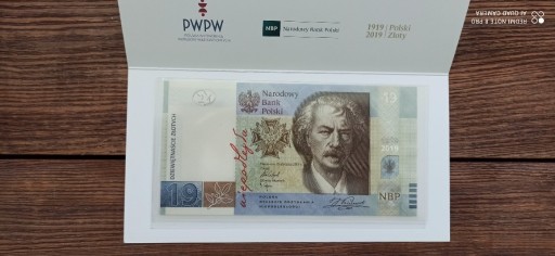Zdjęcie oferty: Banknot 19 zł 100 r. powstania PWPW.