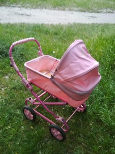 Zdjęcie oferty: Wózek dla lalek, różowy