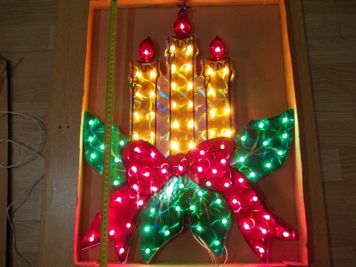 Zdjęcie oferty: Boże Narodzenie, do okna 54x42 cm, światełka.