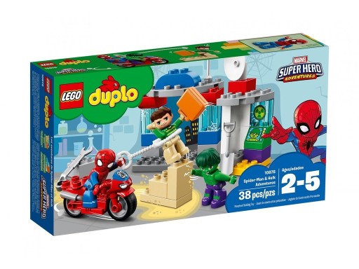 Zdjęcie oferty: LEGO 10876 Duplo Przygody Spider-Mana i Hulka NOWY