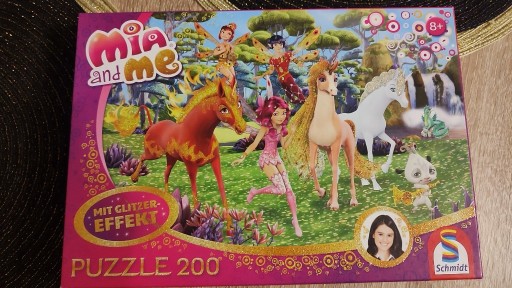 Zdjęcie oferty: Puzzle brokatowe Mia i ja