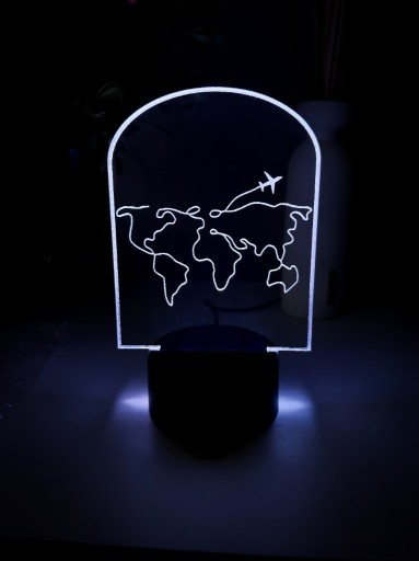 Zdjęcie oferty: LAMPKA LED NOCNA 3D TRAVEL