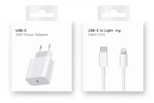 Zdjęcie oferty: Ładowarka + kabel lightning usb-c