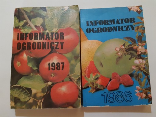 Zdjęcie oferty: Informator ogrodniczy 1986 1987  2szt PRL
