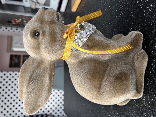 Zdjęcie oferty: Zająć wielkanocny zamsz królik Wielkanoc