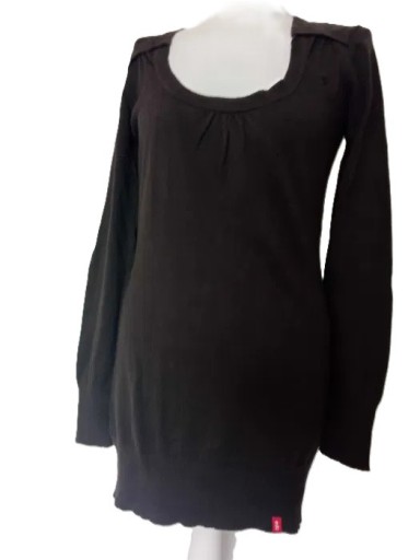 Zdjęcie oferty: Edc długi damski sweter tunika głęboki dekolt r S/M