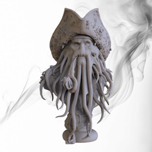 Zdjęcie oferty: Figurka druk 3D żywica " Davy Jones " - 9 cm/90 mm