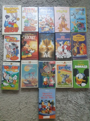 Zdjęcie oferty: Bajki vhs kasety