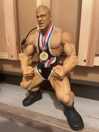 Zdjęcie oferty: Super figurka WWE RING GIANTS 2005 Kurt Angle