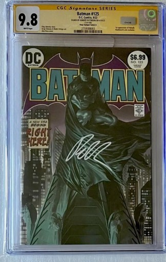 Zdjęcie oferty: BATMAN #125  CGC SS 9.8  SIGN BY ROBERT PATTINSON 