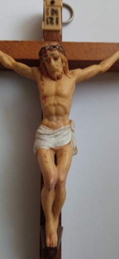 Zdjęcie oferty: Zabytkowy Krzyżyk Drewniany z Watykanu 