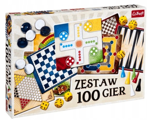 Zdjęcie oferty: Zestaw 100 gier GRY PLANSZOWE