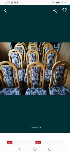 Zdjęcie oferty: Krzesła drewniane 10 sztuk 