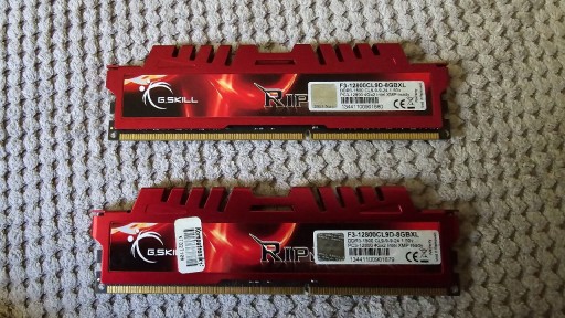 Zdjęcie oferty: RAM G.SKILL 2x4GB DDR3-1600 F3-12800CL9D-8GBXL