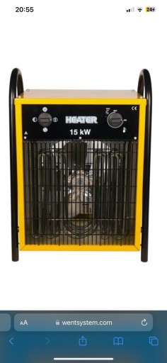 Zdjęcie oferty: Nagrzewnica elektryczna HEATER 15kw