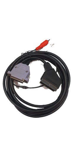 Zdjęcie oferty: Kabel przewód Amiga - TV euro scart RCA RGB 1,5m 