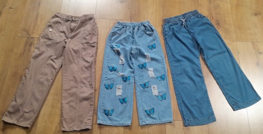 Zdjęcie oferty: Zestaw jeansów 158 dziewczynka