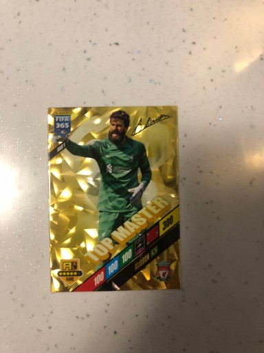 Zdjęcie oferty: Panini Adrenalyn Fifa 365 2024 TOP MASTER ALISSON!