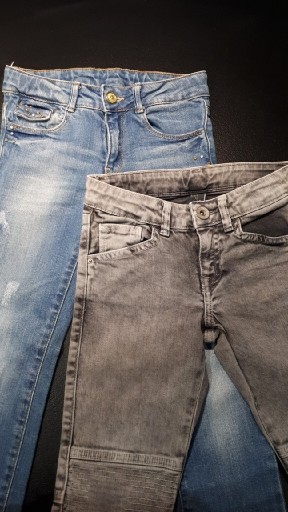 Zdjęcie oferty: ZARA GIRLS JEANSY rozm. 118 (5/6 lat)