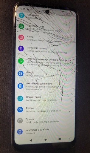 Zdjęcie oferty: Oryginalny wyświetlacz Moto E40 / E30