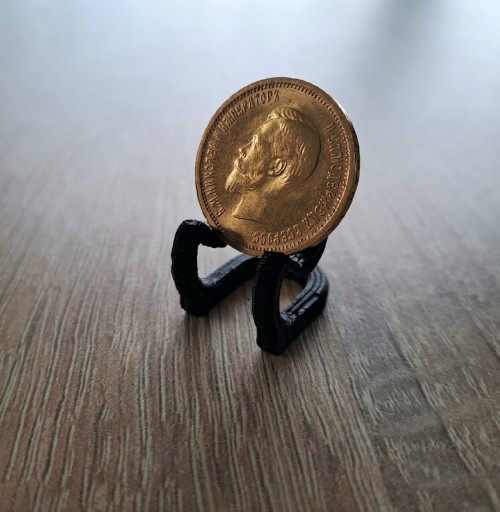 Zdjęcie oferty: Ekspozytor na monetę, numizmaty, odznakę, stojak