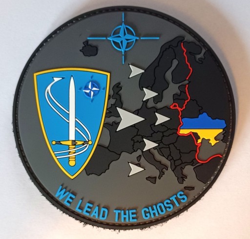 Zdjęcie oferty: naszywka DUCH - WE LEAD IN GHOSTS - NATO AIRCOM