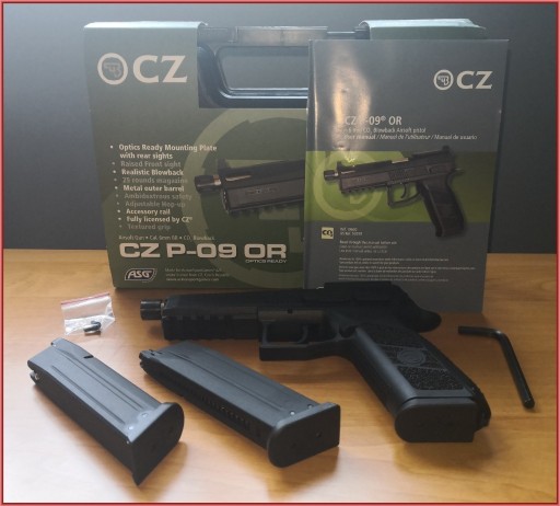 Zdjęcie oferty: PISTOLET REPLIKA ASG GBB CZ P-09 OR SR BOX GW