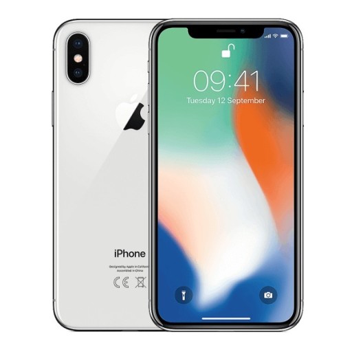 Zdjęcie oferty: Iphone X 10, srebrny, 64gb,'igła',1x osłona pleców