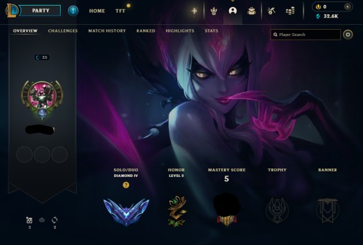 Zdjęcie oferty: Konto league of legends Diamond D4 | HAND LVL 74wr