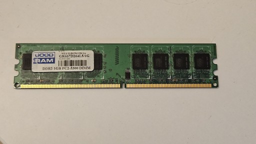 Zdjęcie oferty: PAMIĘĆ RAM GOODRAM DDR2 1 GB 667