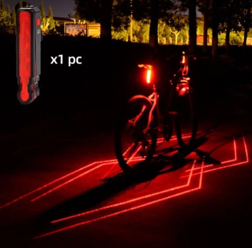 Zdjęcie oferty: Laser do roweru, ebike lampka rowerowa, usb OKAZJA