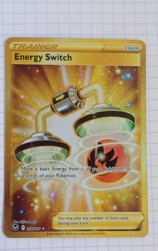 Zdjęcie oferty: Karta pokemon Energy Switch Trainer 