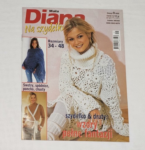 Zdjęcie oferty: Mała Diana 9/2005 wzory pełne fantazji