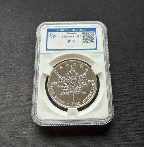 Zdjęcie oferty: 5 dolarów 2013 Kanada Liść Klonu