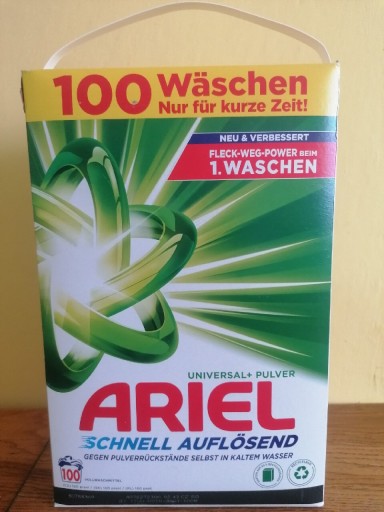 Zdjęcie oferty: Proszek do prania Ariel uniwersalny Niemiecki 