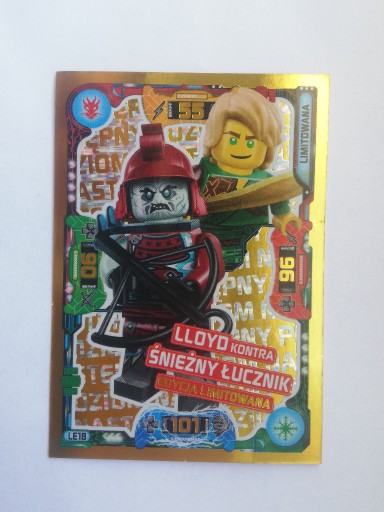 Zdjęcie oferty: karta lego ninjago LE18 LLOYD łucznik seria 5 2020