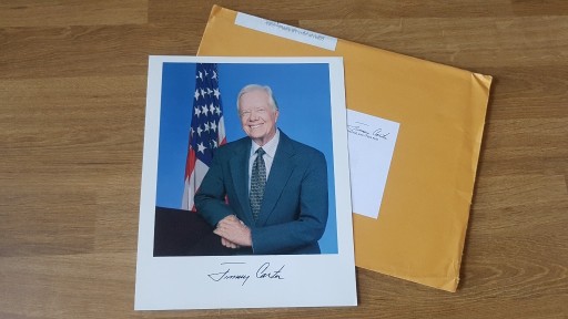 Zdjęcie oferty: Autograf prezydent USA Jimmy Carter