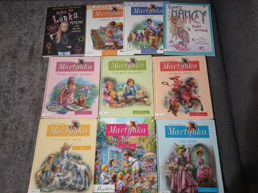 Zdjęcie oferty: 10 książek - 6 tomów Martynka (komplet) plus 4 inne, można na sztuki