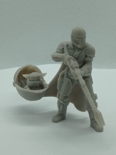 Zdjęcie oferty: Figurka Baby Yoda Mandalorian wydruk żywica