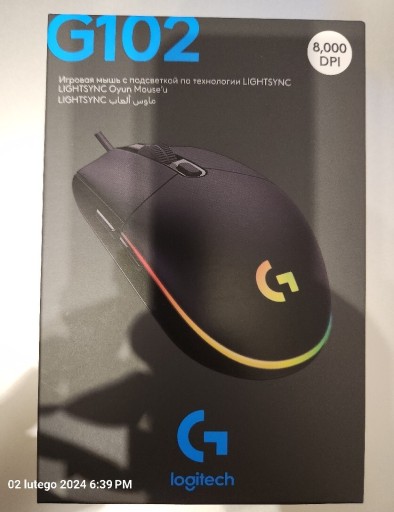 Zdjęcie oferty: Myszka gamingowa Logitech G102 LIGHTSYNC