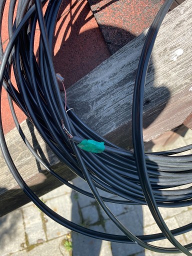 Zdjęcie oferty: Kabel telefoniczny z linką nośną 1x2x0,5 30mb
