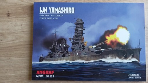 Zdjęcie oferty: Angraf 163 - Pancernik IJN Yamashiro 1:200  offset