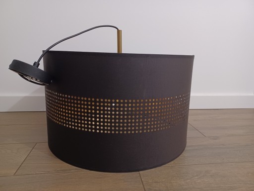 Zdjęcie oferty: Lampa wisząca Adviti Alessio 1P E27, Lampa Wisząca, Max 60W, Czarno-Złota