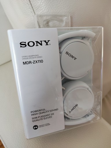 Zdjęcie oferty: Słuchawki przewodowe Sony MDR-ZX110 - nauszne - bi