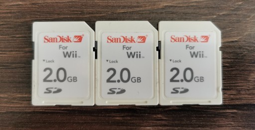 Zdjęcie oferty: Oryginalna karta pamięci Sandisk 2GB do Wii.Unikat